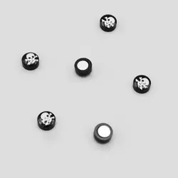 پیرسینگ مگنتی اسکلتی گوش طرح دزدان دریایی کد Prpm501