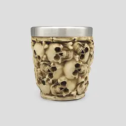 شات اسکلتی داخل استیل مدل Full Skulls نامنظم کد Njd-165d1