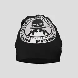 اسکارف بند دار (کلاه) اسکلتی مدل جمجمه و تفنگ Gun کد Phs550