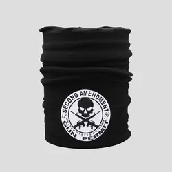 اسکارف بند دار (کلاه) اسکلتی مدل جمجمه و تفنگ Gun کد Phs550