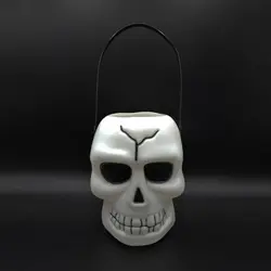 سطل رقص نور و موزیکال طرح کدو و اسکلت کد Pbc461