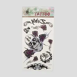 تتو موقت اسکلتی رنگی مدل Rose کد Frh-358d2