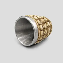 شات اسکلتی داخل استیل مدل Full Skulls منظم کد Njd-165d2