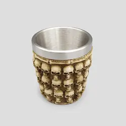 شات اسکلتی داخل استیل مدل Full Skulls منظم کد Njd-165d2