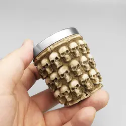 شات اسکلتی داخل استیل مدل Full Skulls منظم کد Njd-165d2