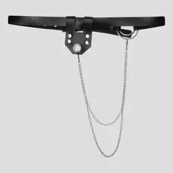 کمربند چرمی زنجیردار عرض 29mm کد Hsm-985d1