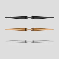 پیرسینگ مدل Double Spike طول 7cm کد Njd-360d2