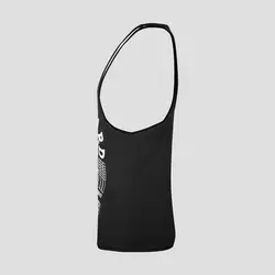 ست رکابی و شلوارک اسکلتی مدل Gym Club رنگ مشکی کد Py281d2