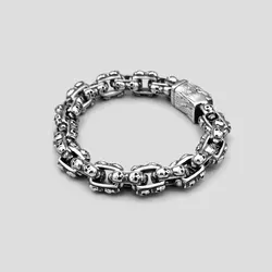 دستبند اسکلت مدل Chain Skull کد Njd-369d4