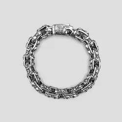 دستبند اسکلت مدل Chain Skull کد Njd-369d4