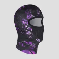 کلاه سر و گردن اسکلت مدل Purple Skulls کد Avi-517d1