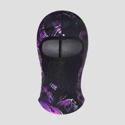 کلاه سر و گردن اسکلت مدل Purple Skulls کد Avi-517d1