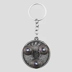 جاکلیدی اسپینری طرح سپر کاپیتان آمریکا دودی مدل Three-Shield کد Fkc843