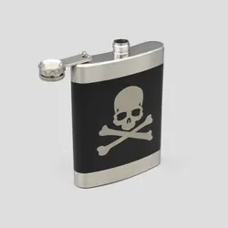 قمقمه کتابی جیبی طرح جمجمه فیلیپ مدل Pirate کد Njd-129d2