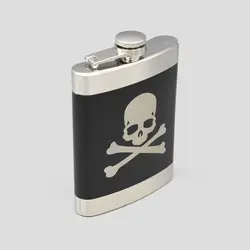 قمقمه کتابی جیبی طرح جمجمه فیلیپ مدل Pirate کد Njd-129d2