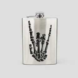 قمقمه کتابی جیبی طرح دست اسکلت کد Njd-129d5