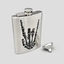 قمقمه کتابی جیبی طرح دست اسکلت کد Njd-129d5