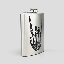 قمقمه کتابی جیبی طرح دست اسکلت کد Njd-129d5