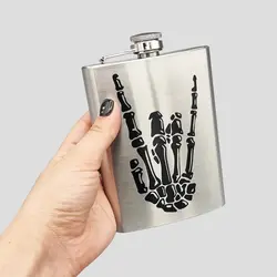 قمقمه کتابی جیبی طرح دست اسکلت کد Njd-129d5