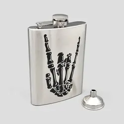 قمقمه کتابی جیبی طرح دست اسکلت کد Njd-129d5