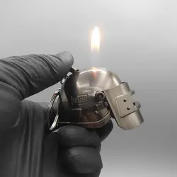 فندک گازی طرح کلاهخود مدل PUBG Helmet کد Sdg-618d4