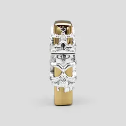 فندک گازی طرح اسکلت مدل Silver Skull کد Sdg-615d5