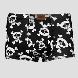 شورت پادار اسکلتی طرح کولسی مدل Skull &amp; Bones کد Phs-520d7