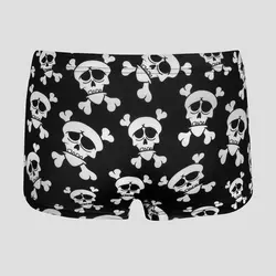 شورت پادار اسکلتی طرح کولسی مدل Skull &amp; Bones کد Phs-520d7