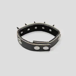 دستبند چرمی اسپایک‌دار (1.3 سانتیمتری) مدل 1Line کد Frh-674d2