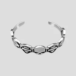 دستبند اسکلتی طرح جمجمه هارلی دیویدسون کد Njd-303d3