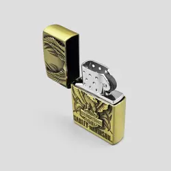 فندک گازی هارلی دویدسون طرح عقاب مدل Harley Logo کد Sdg-009d4