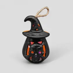 فانوس چراغ دار اسکلتی طرح کدو هالووین کد Dbm-375d5