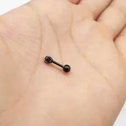 پیرسینگ ته گرد طرح پنجه اژدها مدل Black-Sphere کد Hsn-971d3