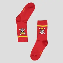 جوراب ساق بلند آپتیمیست مدل Red Bony کد Nyn363