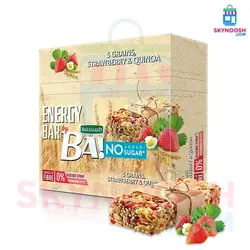 انرژی بار غلات توت فرنگی و کینوا باکالند 30 گرمی - بسته 25 عددی