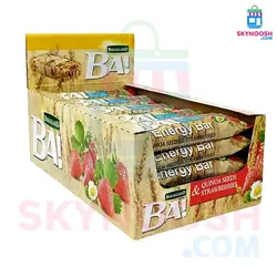 انرژی بار غلات توت فرنگی و کینوا باکالند 30 گرمی - بسته 25 عددی