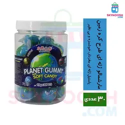 مارشمالو ژله ای طرح کره زمین دییر دادا - بسته 30 عددی