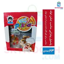 پاستیل پیتزایی جشن تولد هپین - بسته 24 عددی