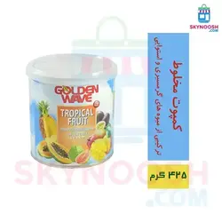 کمپوت میوه های استوایی گلدن ویو 425 گرمی