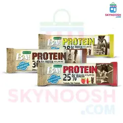 پروتئین بار باکالند 28 درصد حاوی موز و بادام زمینی بسته 25 عددی