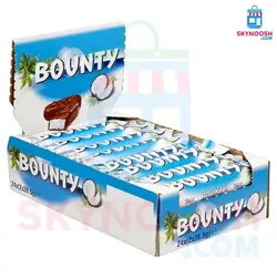 شکلات مغزدار نارگیلی بونتی 57 گرمی بسته 24 عددی