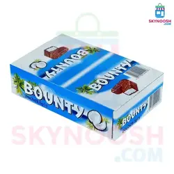 شکلات مغزدار نارگیلی بونتی 57 گرمی بسته 24 عددی