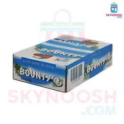 شکلات مغزدار نارگیلی بونتی 57 گرمی بسته 24 عددی