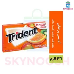 آدامس تریدنت با طعم پرتقال کیوی
