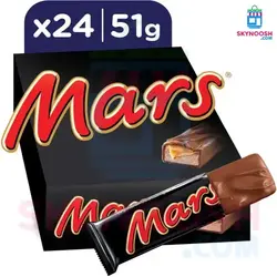 شکلات کاراملی مارس 51 گرمی بسته 24 عددی