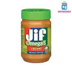 کره بادام زمینی امگا 3 جیف