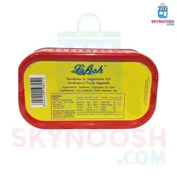 تن ماهی ساردین لافیش 125 گرمی - باکس ۵۰ عددی