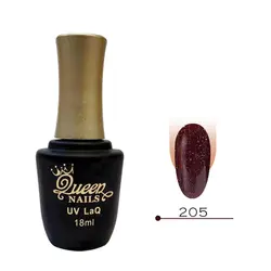 لاک ژل کوئین نیل (دیسکو ژل زرشکی) کد ۲۰5
