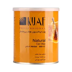موم اپیلاسیون کواف مدل can wax natural حجم 800 میلی لیتر