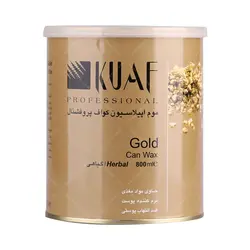 موم اپیلاسیون کواف مدل can wax gold حجم 800 میلی لیتر